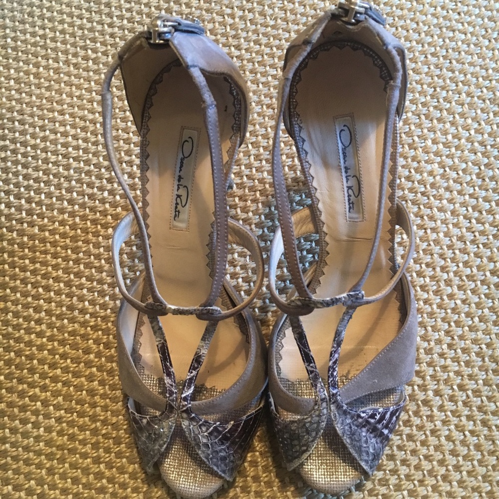 Oscar de la Renta heels. Great condition! Sz 38.5 - Picture 2 of 7